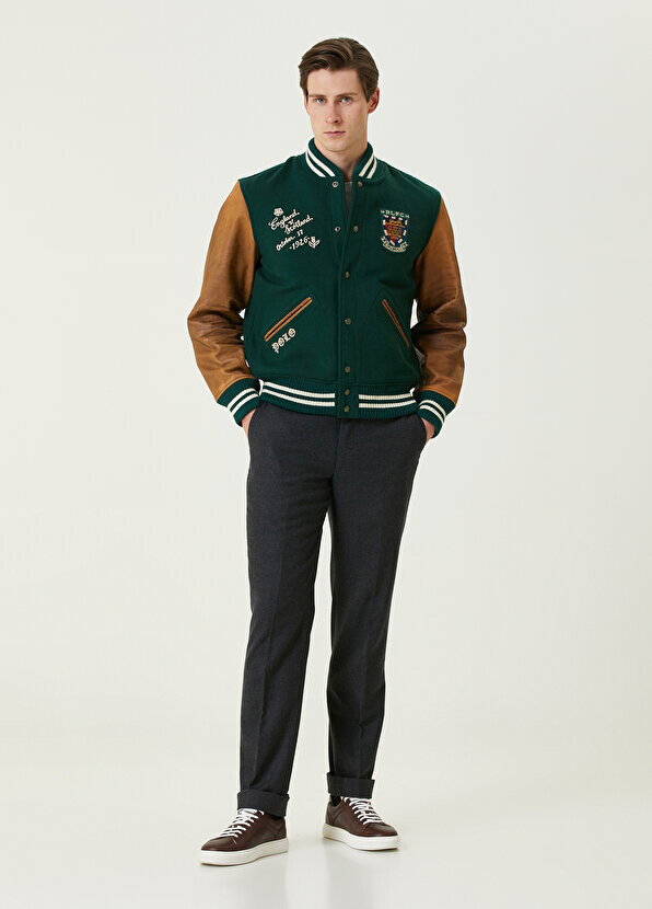 

Темно-серые шерстяные брюки Polo Ralph Lauren, Серый