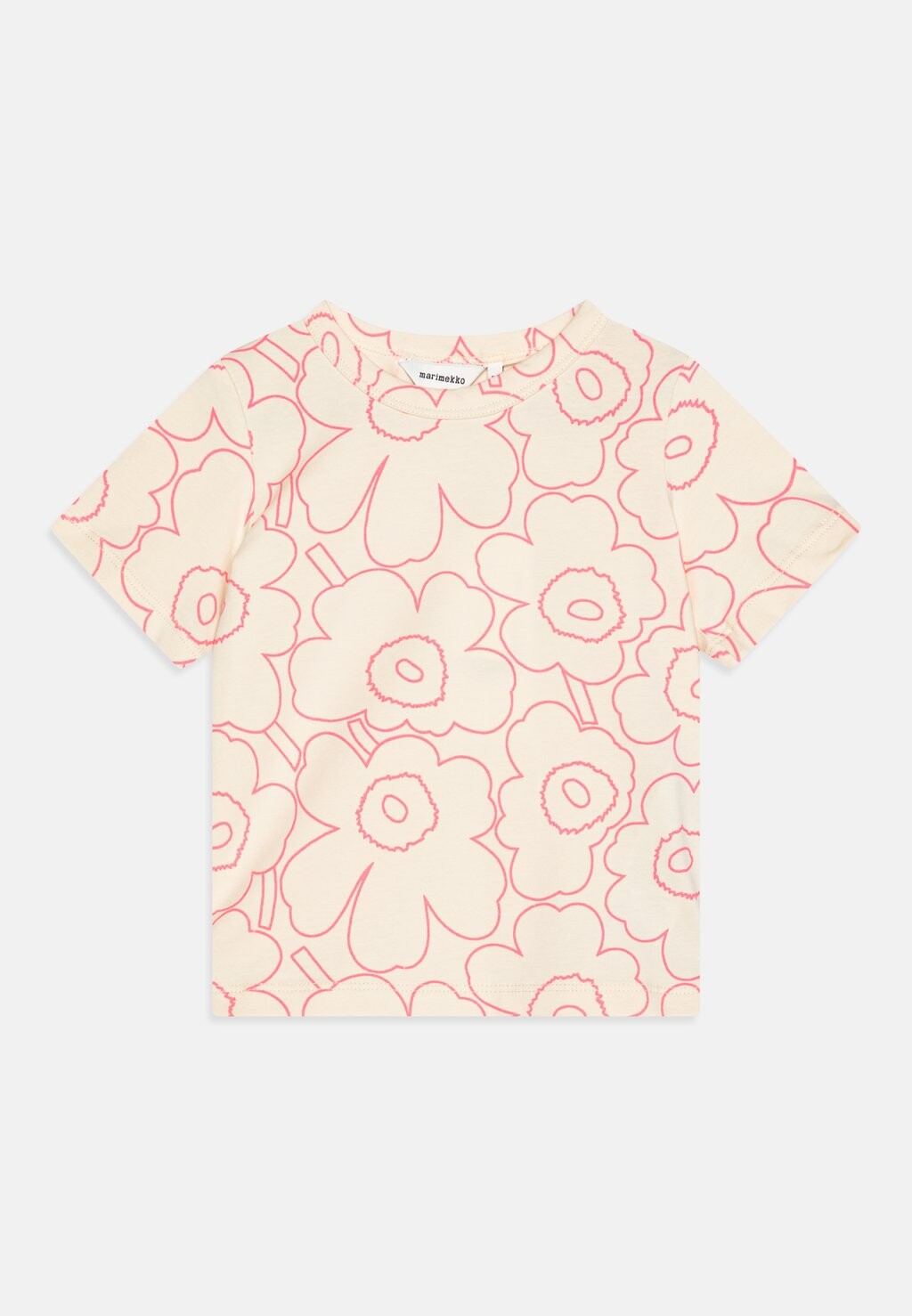 

Футболка с принтом SOIDA MINI PIIRTO UNIKKO I Marimekko, цвет off-white/pink