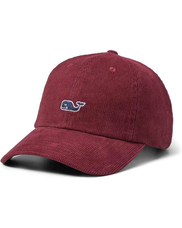 

Бейсболка Vineyard Vines Corduroy Whale Baseball, цвет Crimson