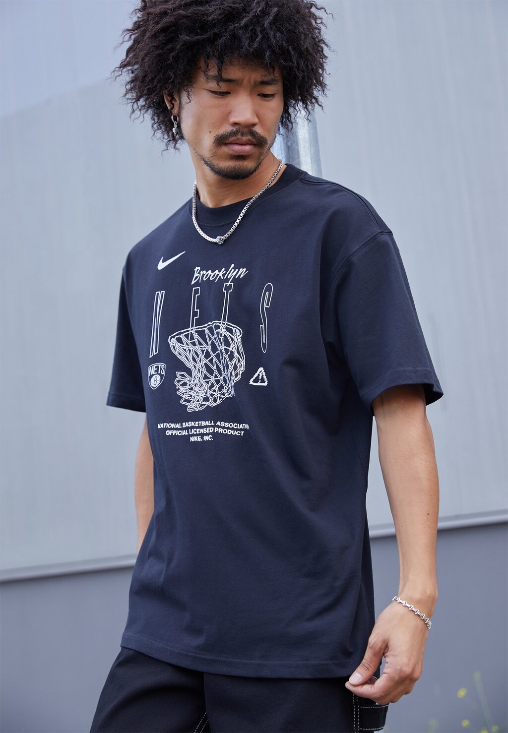 

Team ФУТБОЛКА NBA BROOKLYN NETS MAX90 Nike, черная, Черный