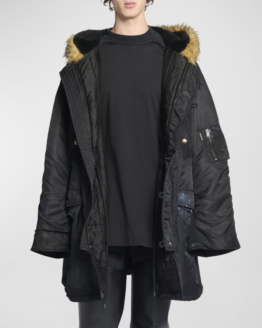 

Баленсиага Военная Парка Balenciaga, Серый