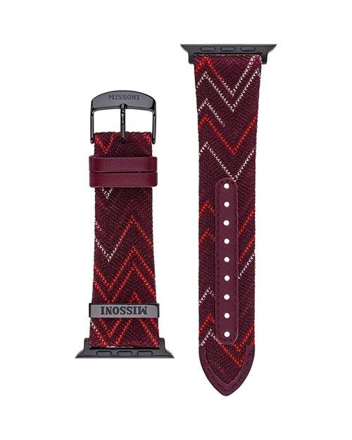 

Apple Watch Ремень из зигзагообразной ткани, 42-45 мм Missoni, цвет Purple