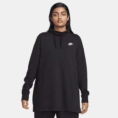 

Толстовка Nike Sportswear Club Fleece, черный/белый