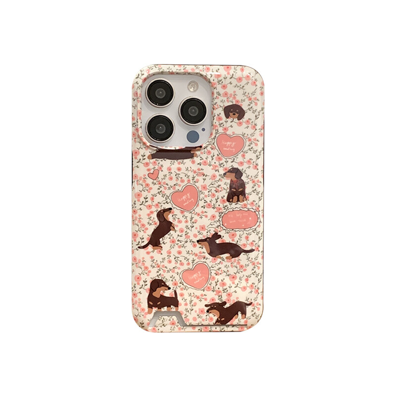 

Чехол для телефона Мексика Mesile, A screen full of floral love dachshunds