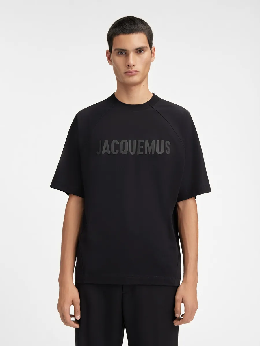 

Футболка с логотипом реглан Le Typo Jacquemus, черный