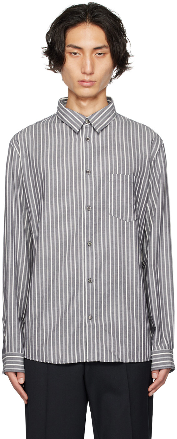 

Синяя рубашка Clement A.P.C.