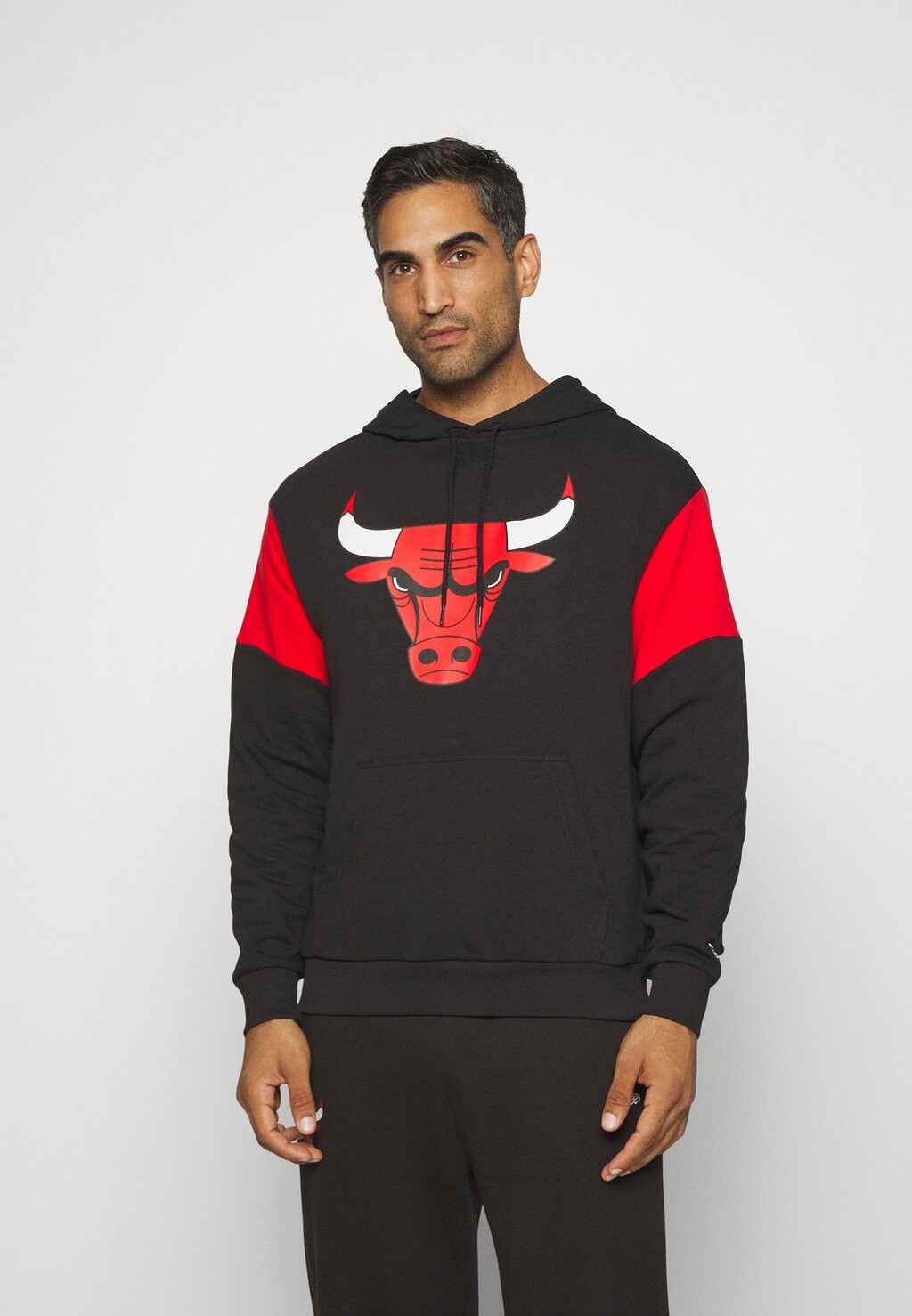 

Team Nba Chicago Bulls Color Insert Hoody New Era, цвет black/red
