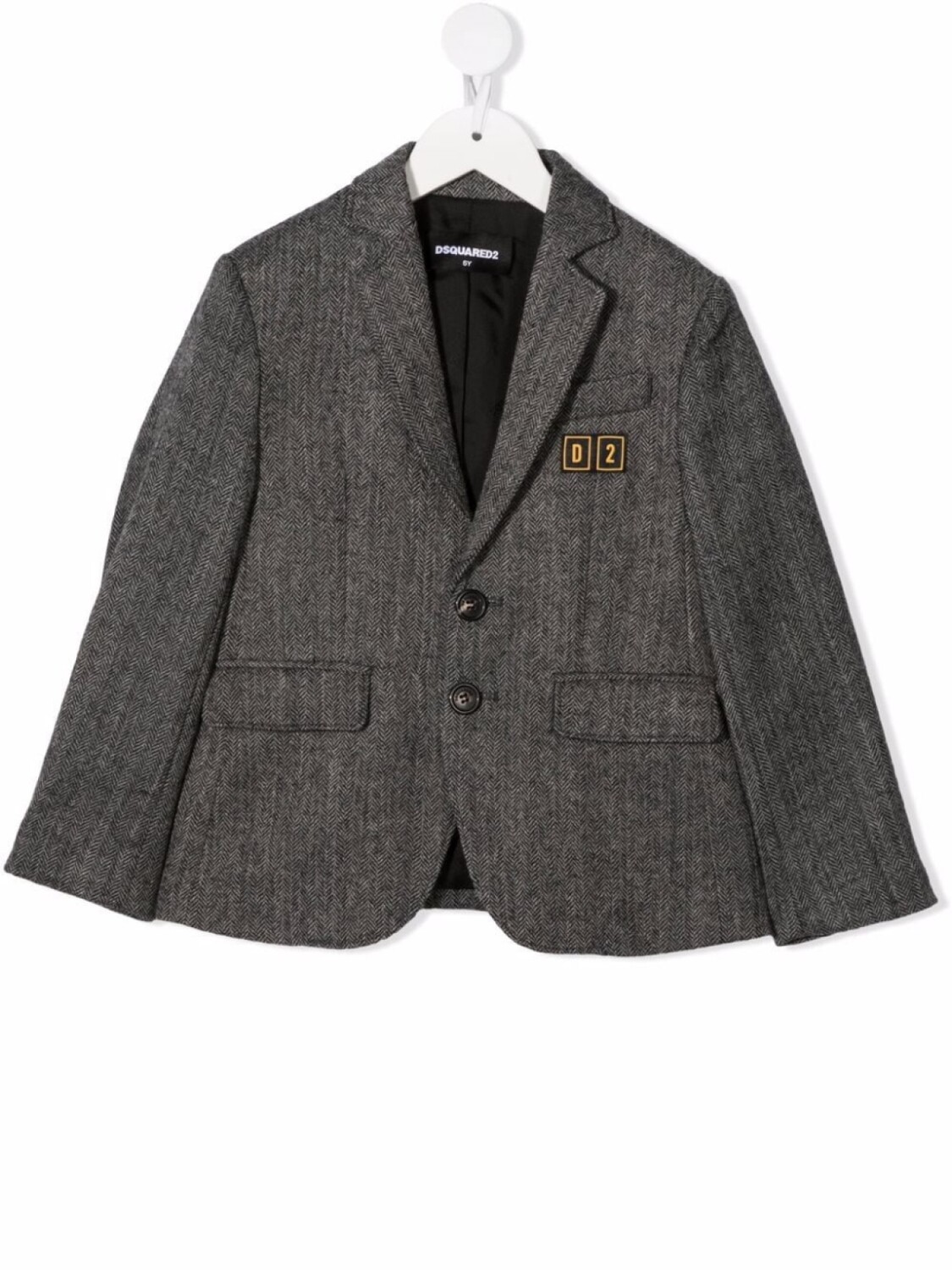 

DSQUARED2 KIDS однобортный блейзер, черный