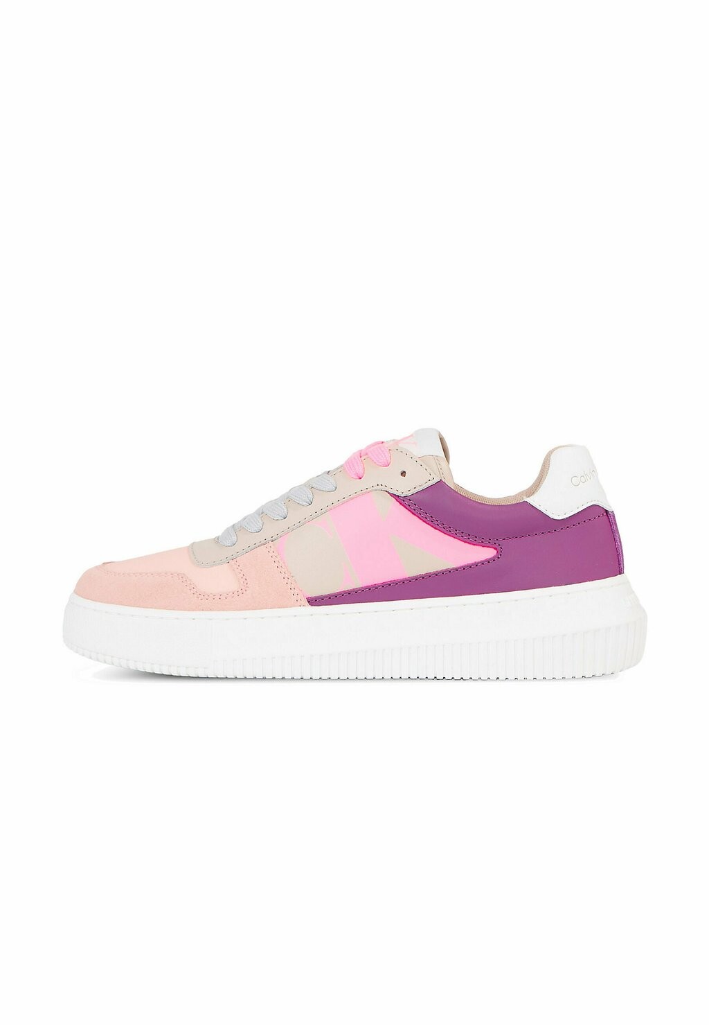 

Низкие кроссовки CHUNKY CUPSOLE LACEUP Calvin Klein Jeans, яичная скорлупа, сладкая вата, персиковый румянец