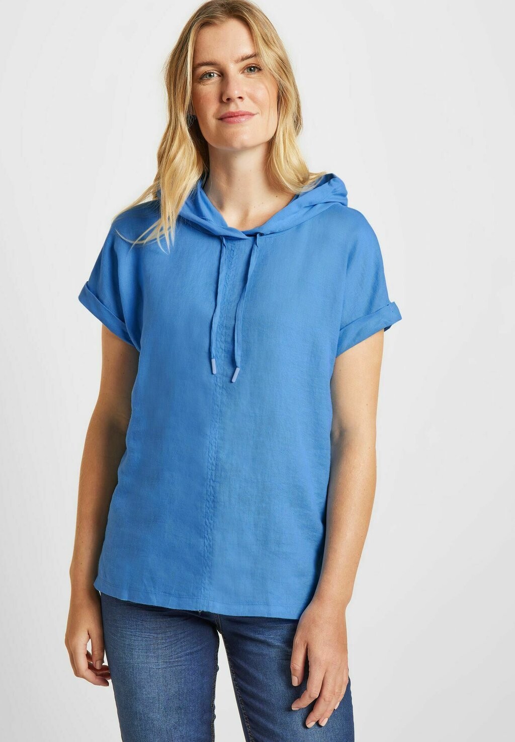 

Футболка базовая Cecil, цвет blau