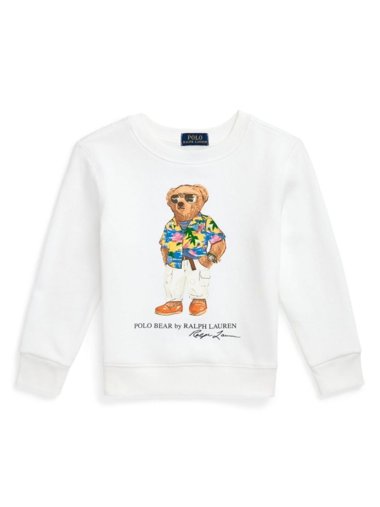 

Ralph Lauren толстовка с принтом Polo Bear, белый