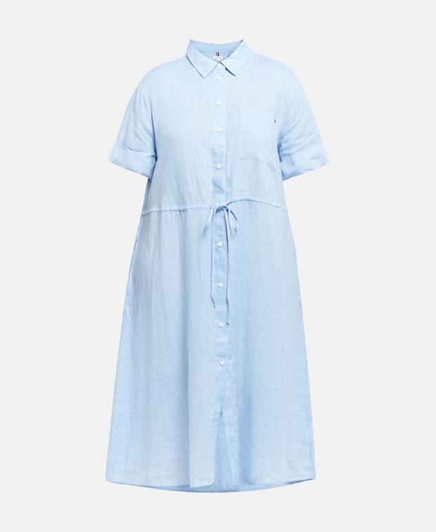 

Льняное платье Tommy Hilfiger Curve, синий