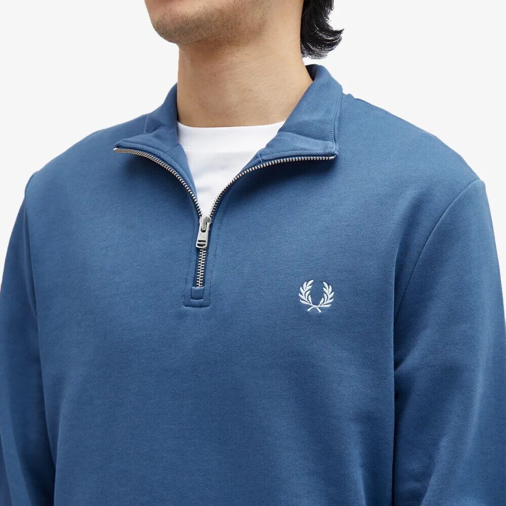 

Fred Perry Свитер с круглым вырезом на молнии, синий