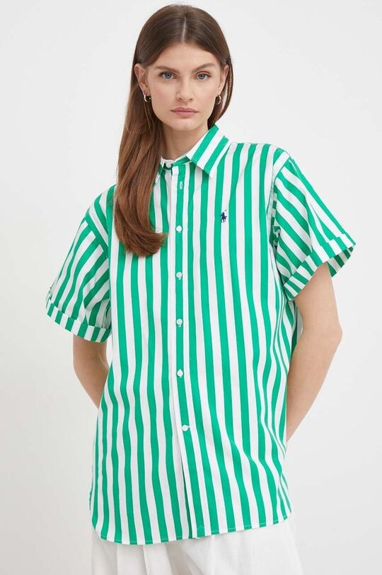 

Хлопчатобумажную рубашку Polo Ralph Lauren, зеленый