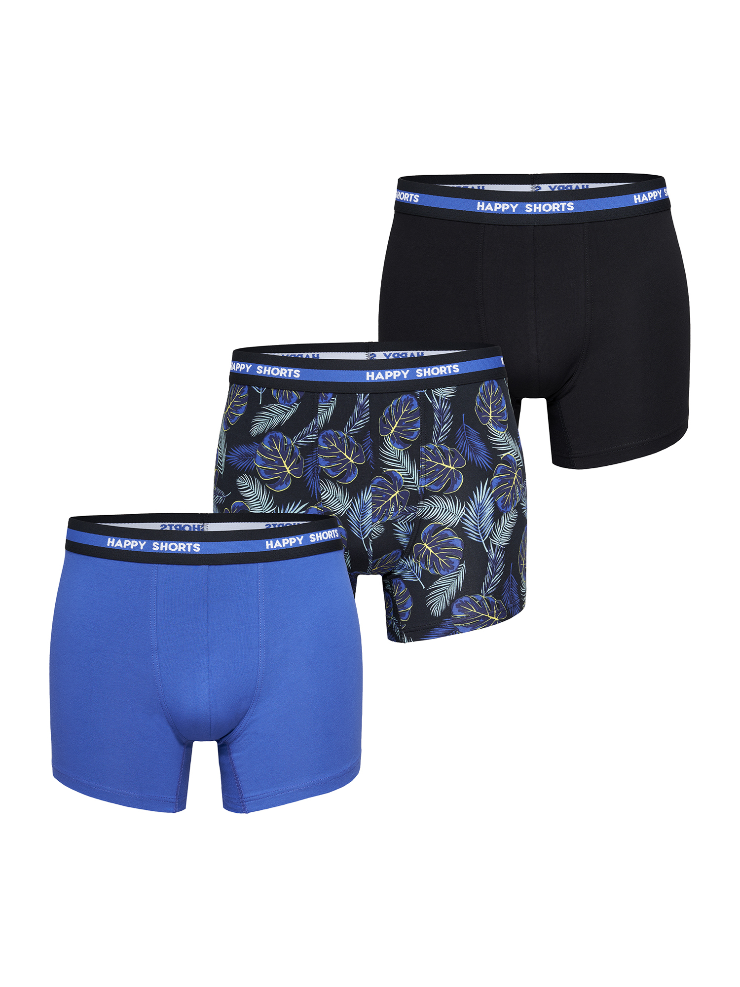 Боксеры Happy Shorts Retro Pants Motive, цвет Hawaii black-blue боксеры happy shorts retro pants motive цвет easter