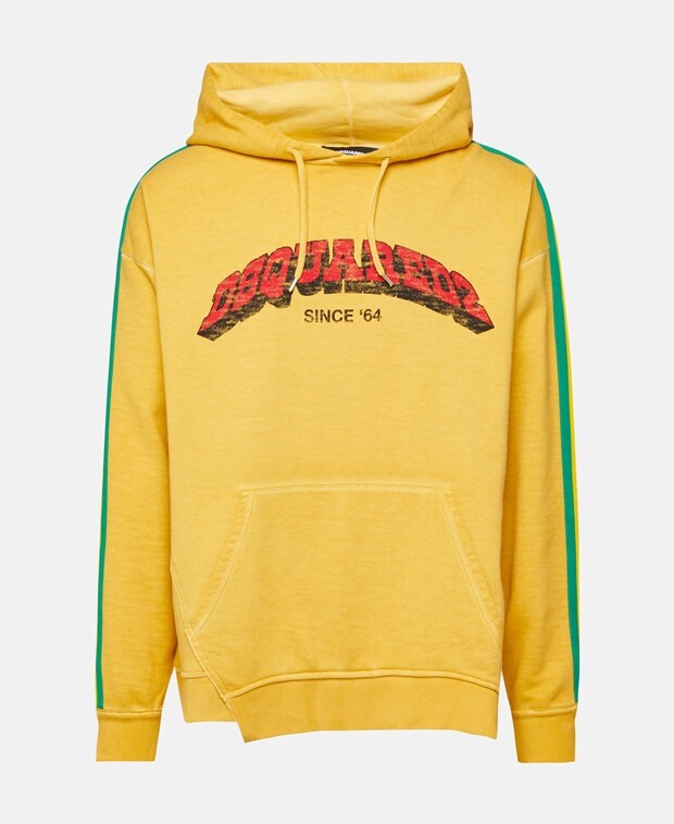 

Худи с капюшоном Dsquared2, абрикос