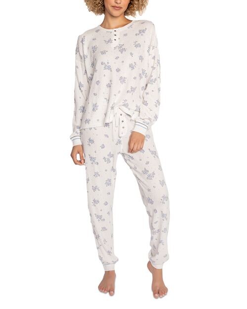 

Классический комплект для отдыха Ski Jammie Classics PJ Salvage, цвет Ivory/Cream