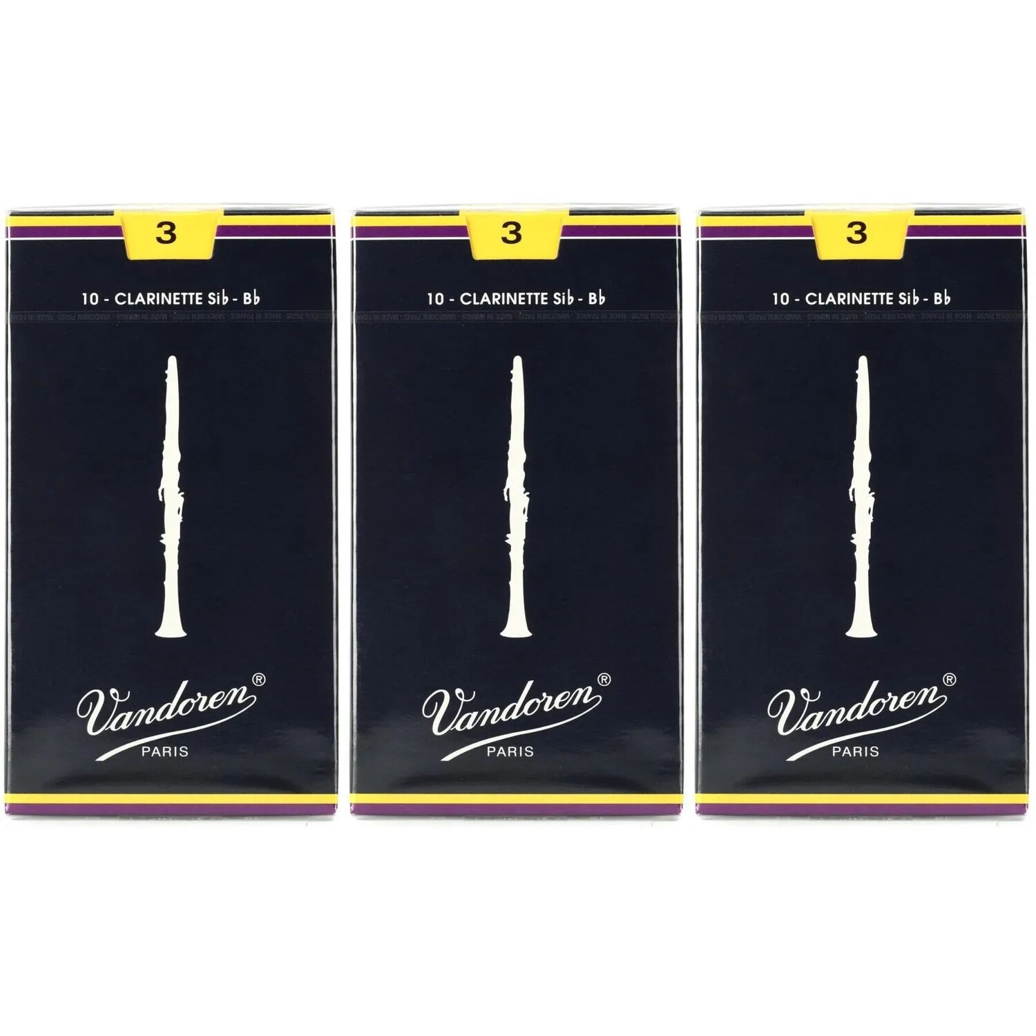 

Vandoren CR103 Традиционная трость для кларнета Bb — 3,0 (30 шт. в упаковке)