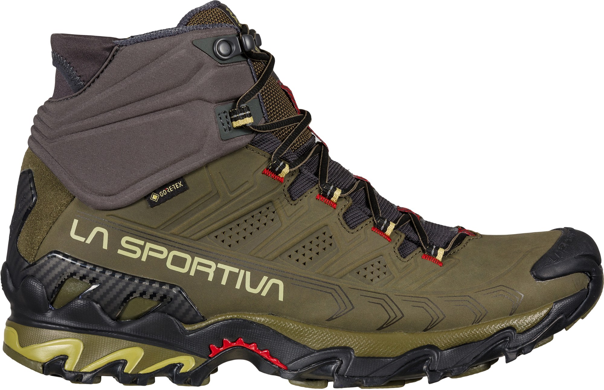 Кожаные походные ботинки Ultra Raptor II GTX среднего размера — мужские La Sportiva, зеленый