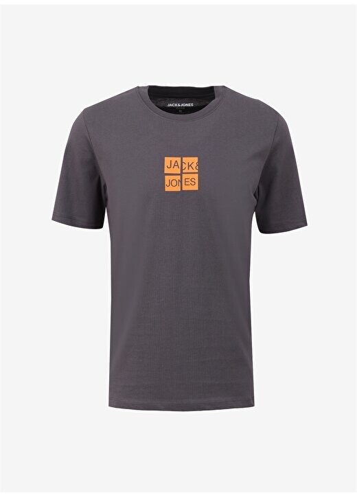 

Мужская футболка антрацитового цвета с круглым вырезом JCOJAVION TEE SS CREW NECK EXC Jack & Jones, антрацитовый
