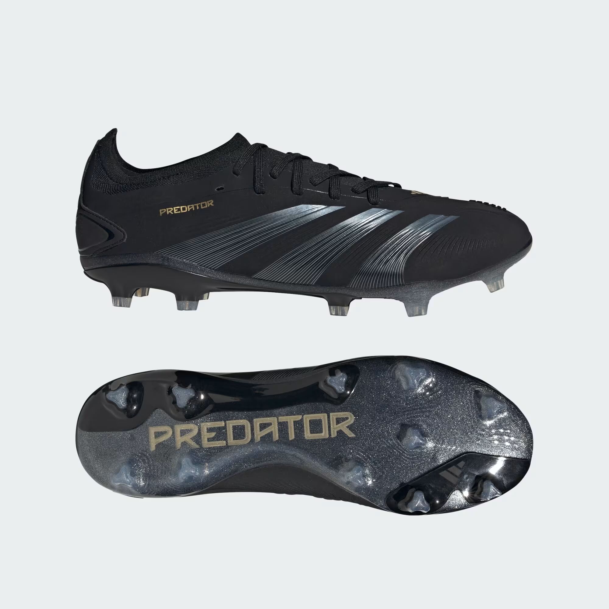 

Футбольные бутсы Predator Pro для твердого грунта Adidas, цвет Core Black/Carbon/Gold Metallic