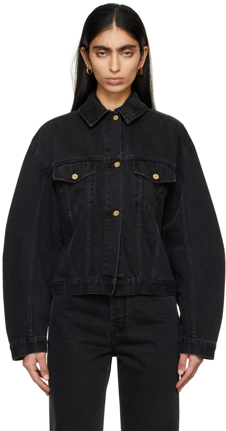 Черная джинсовая куртка Les Classiques 'La Veste de-Nîmes' Jacquemus, цвет 990 Black