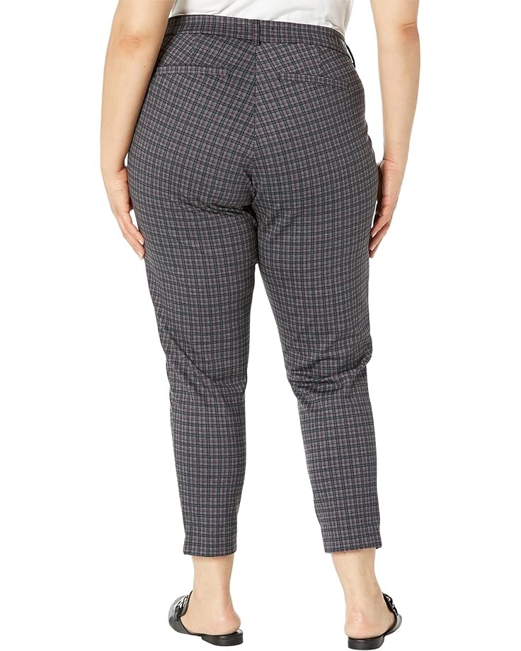 

Джинсы KUT from the Kloth Plus Size Ankle Straight Leg Ponte Trousers, цвет Grey/Wine