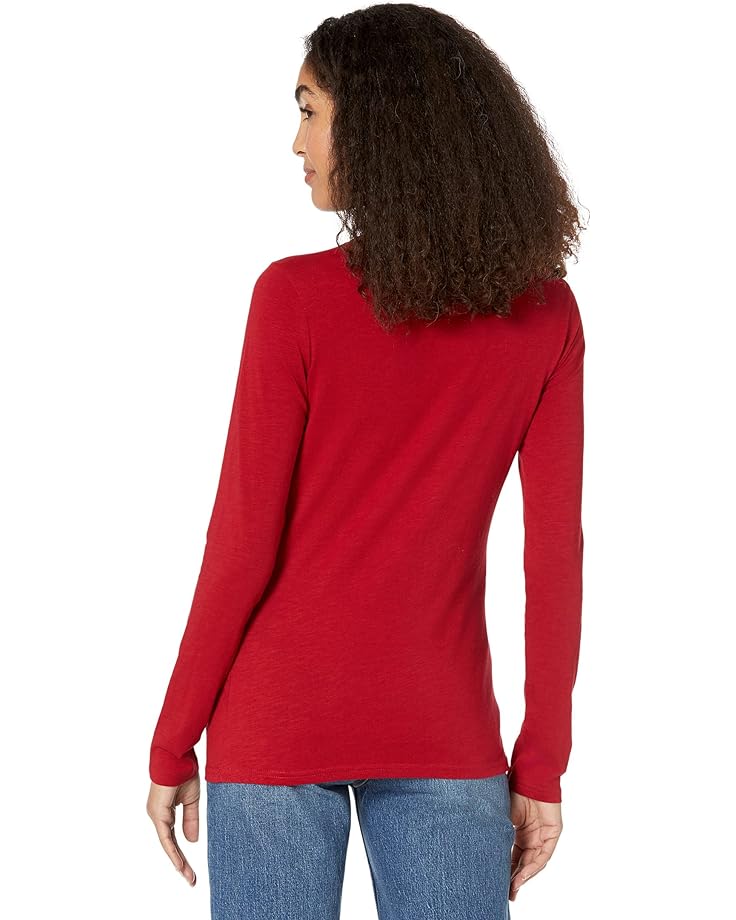 Рубашка U.S. POLO ASSN. Long Sleeve Graphic Shield Tee Shirt, цвет Rhythmic Red