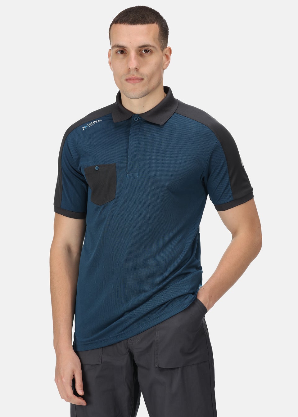 Regatta Синяя влагоотводящая рубашка-поло