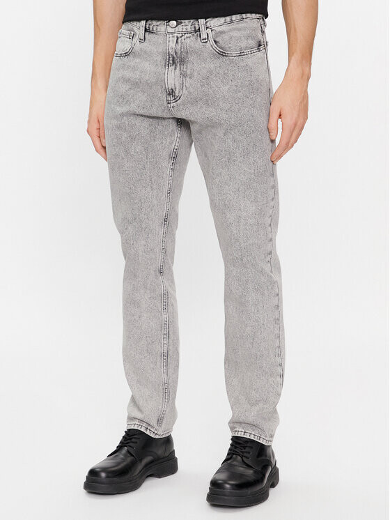 

Джинсы прямого кроя Calvin Klein, серый