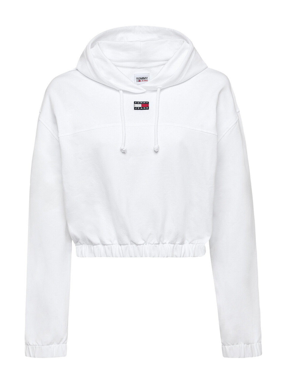 

Tommy Jeans укороченная толстовка с логотипом, белый