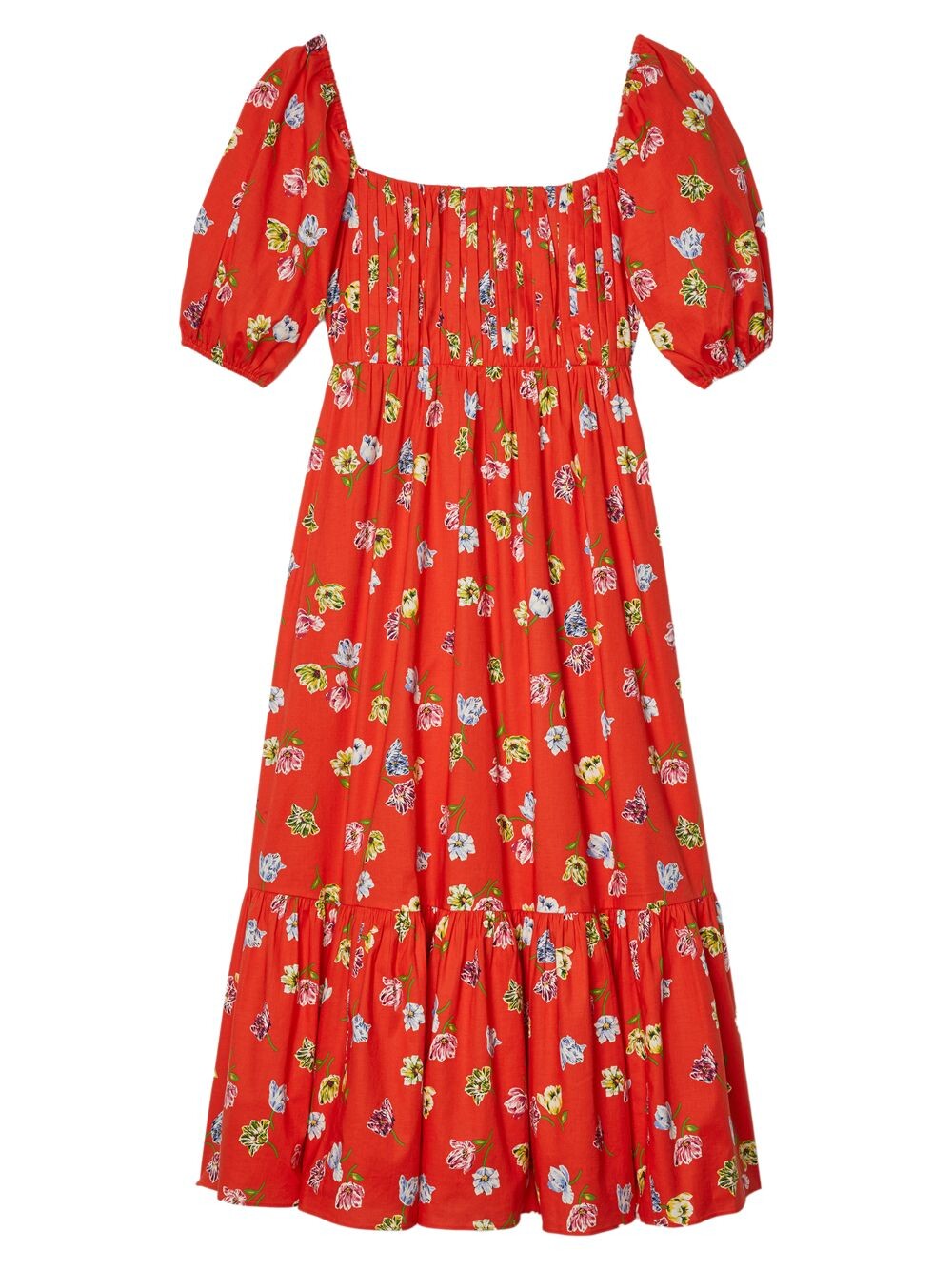 

Платье миди с пышными рукавами Tulip Toss kate spade new york