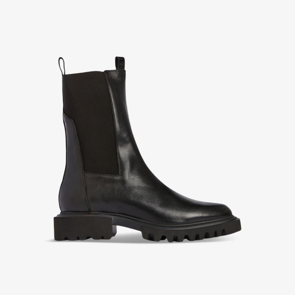 

Ботильоны Hallie из кожи на толстой подошве Allsaints, черный