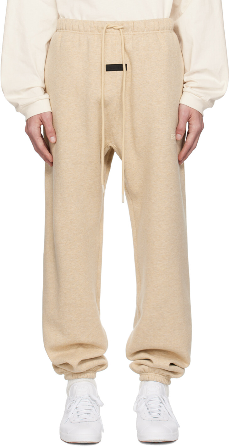 

Бежевые спортивные штаны на кулиске Fear of God ESSENTIALS