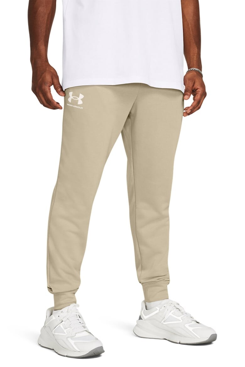 Спортивные брюки Rival с завязками Under Armour, бежевый