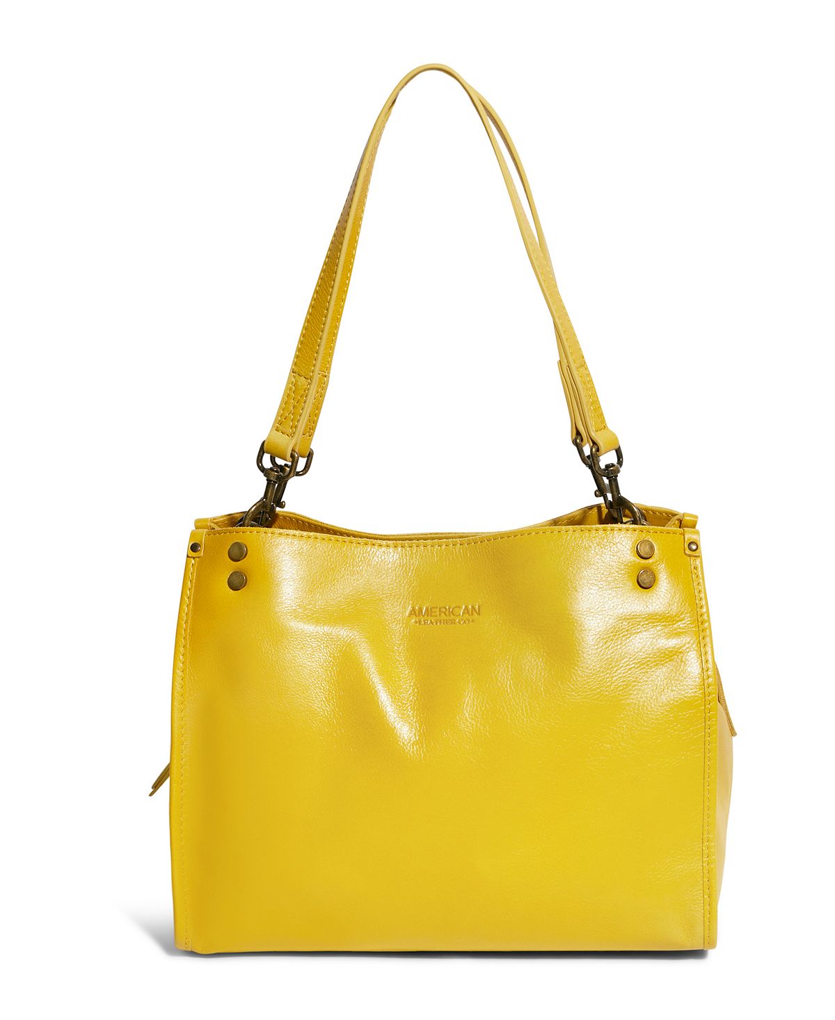 цена Женская сумка-саквояж Lenox с тройным входом American Leather Co.