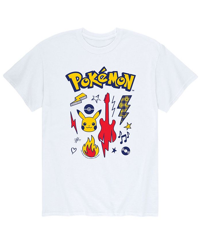 Мужская футболка Pokemon Punk AIRWAVES, белый набор pokemon футболка obstagoon punk серая s кружка для свч