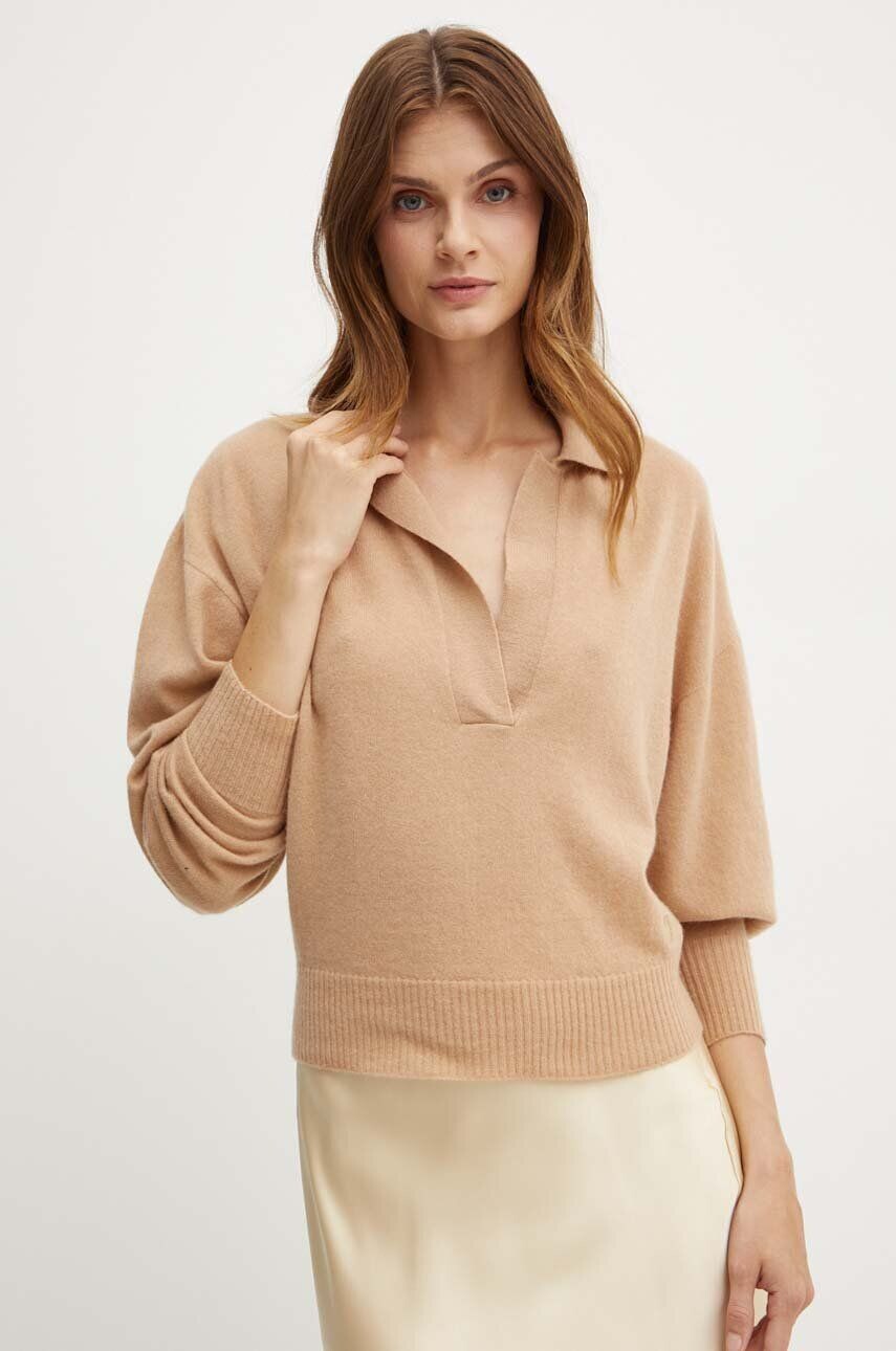 

Шерстяной свитер Pinko, бежевый
