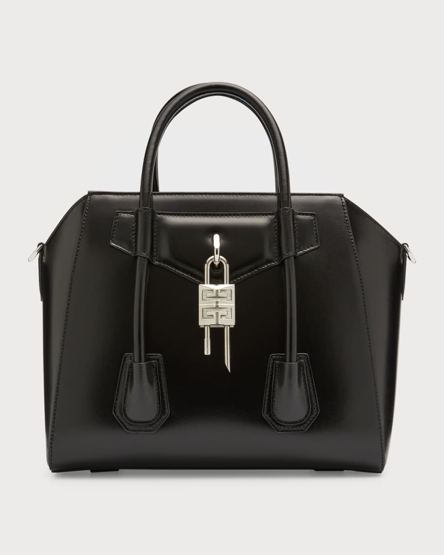 

Маленькая сумка Antigona с верхней ручкой из кожи Box Givenchy