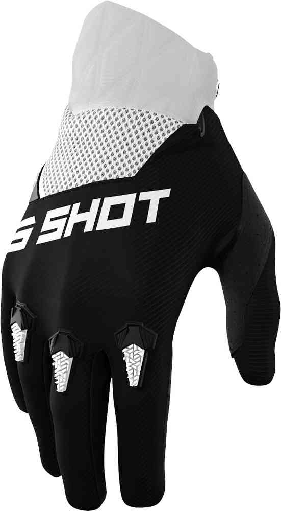 Перчатки Devo для мотокросса Shot, черно-белый