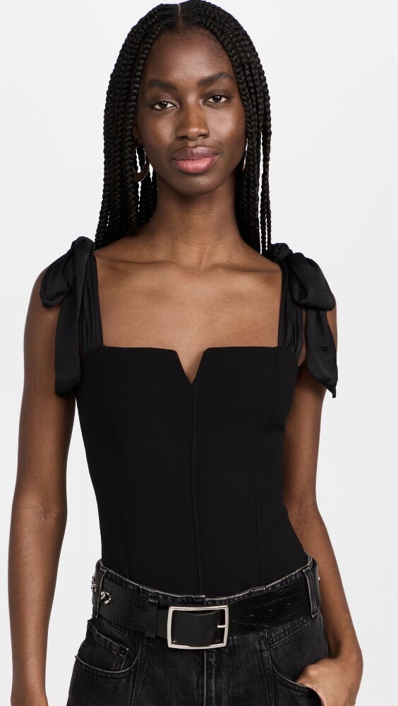 

Боди Free People Lola Thong, черный