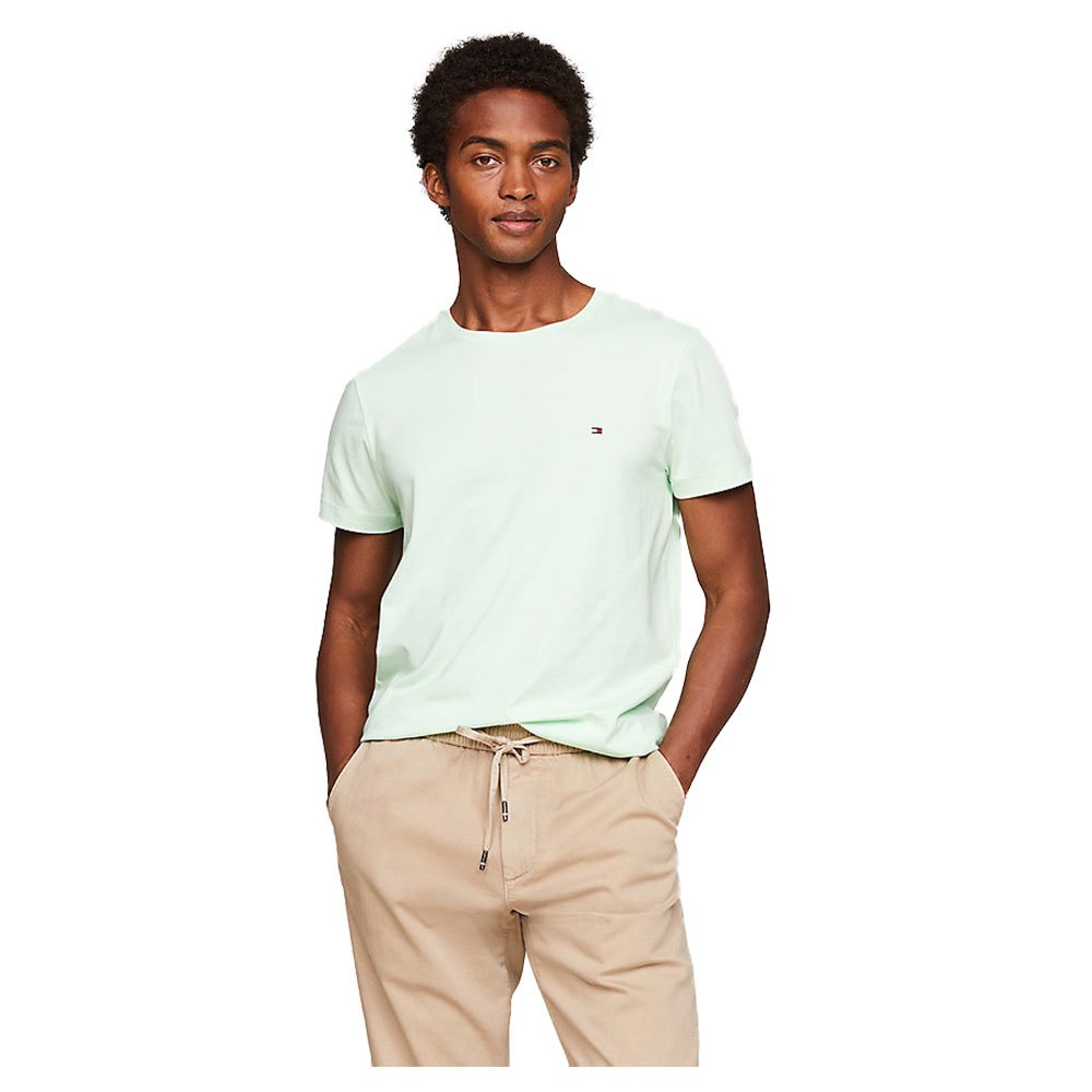 

Футболка Tommy Hilfiger Stretch Slim Fit, зеленый