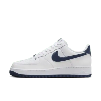 

Кроссовки Nike Air Force 1 '07, цвет White/White/Midnight Navy