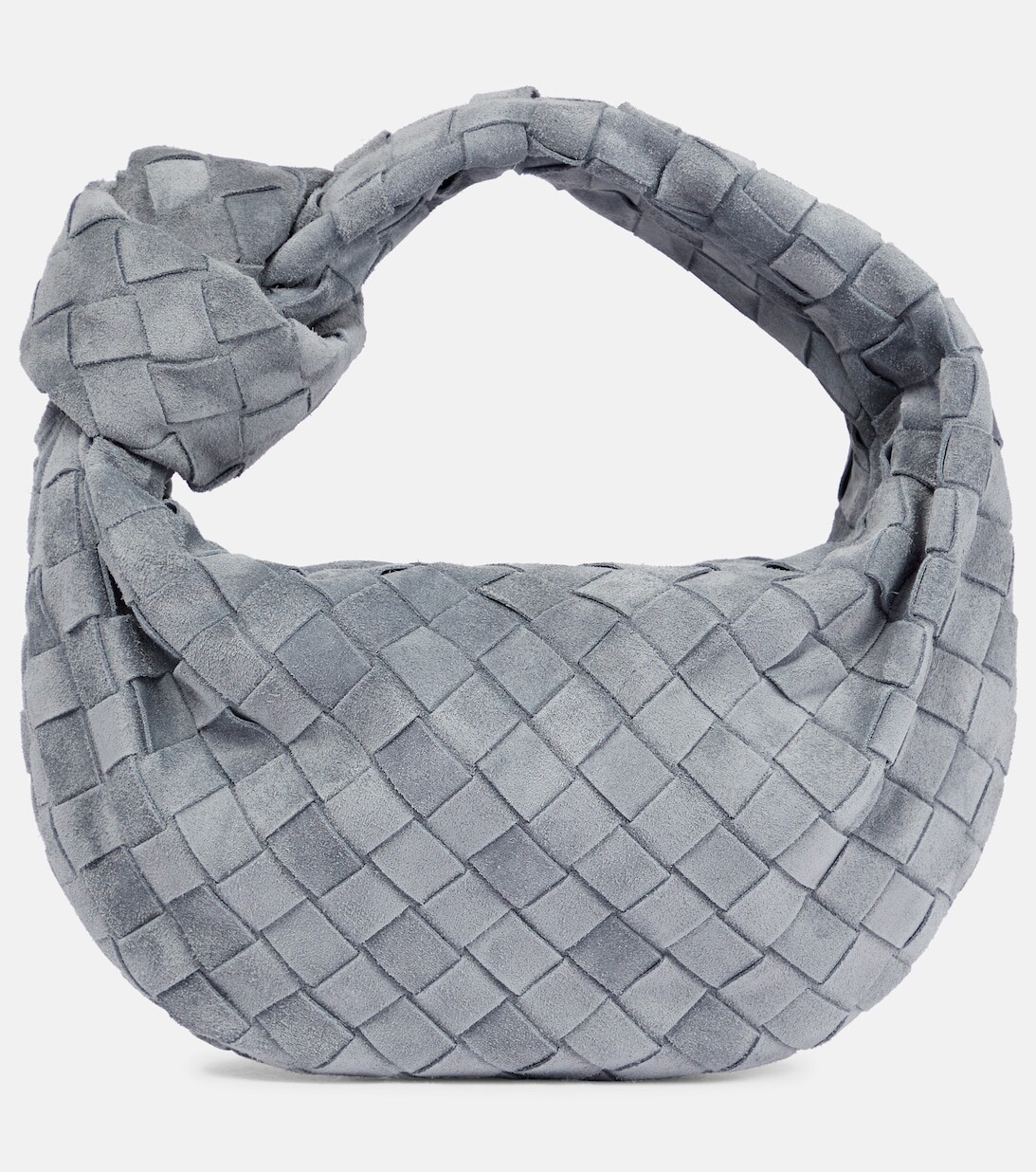 

Замшевая сумка-тоут Jodie Mini Bottega Veneta, серый