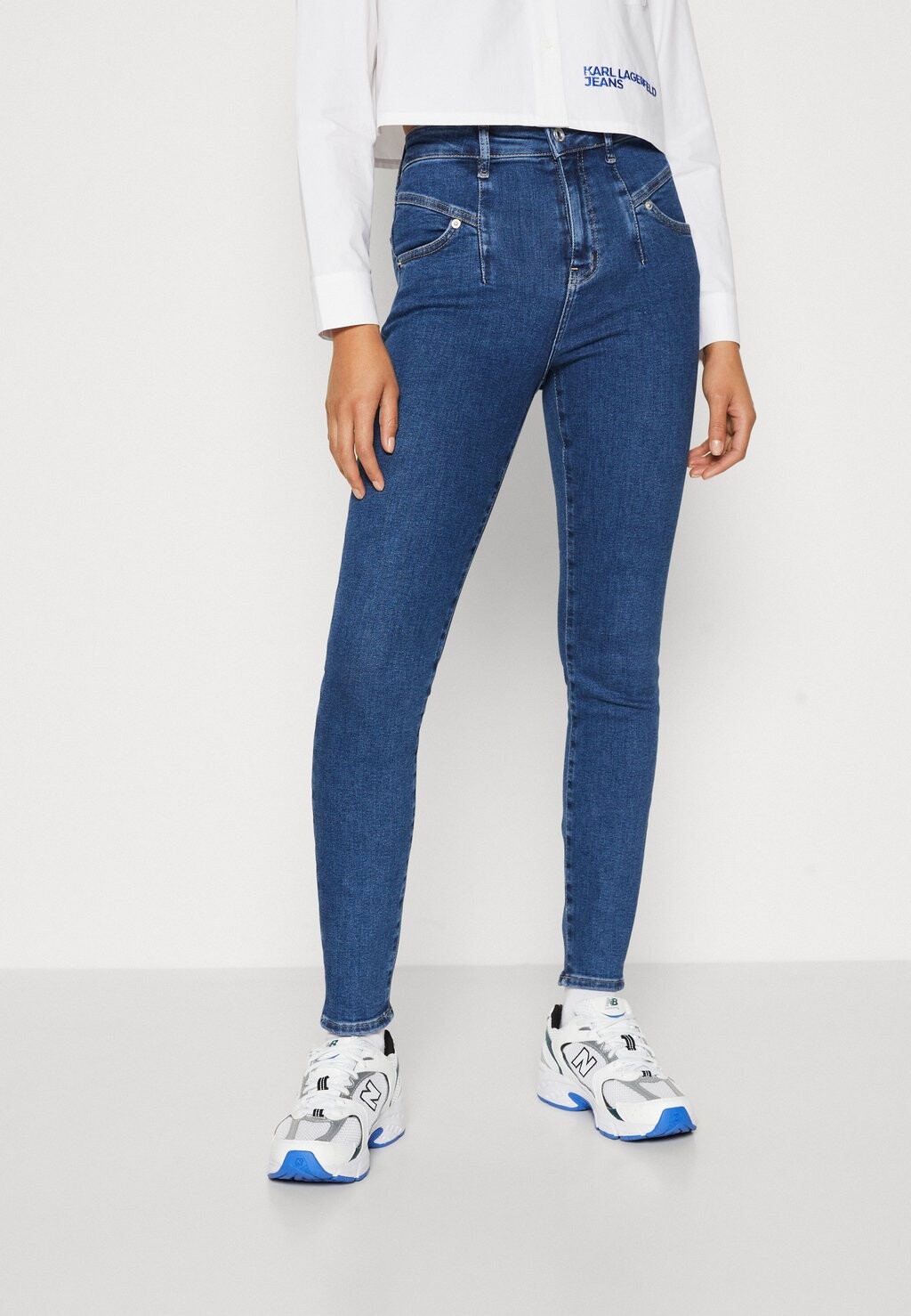 

Джинсы Skinny Fit Karl Lagerfeld Jeans DART, цвет dark blue stone