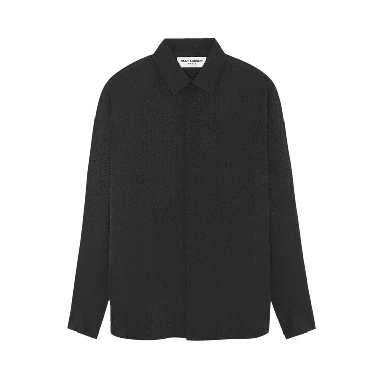 

Рубашка Saint Laurent Collar 'Black', черный