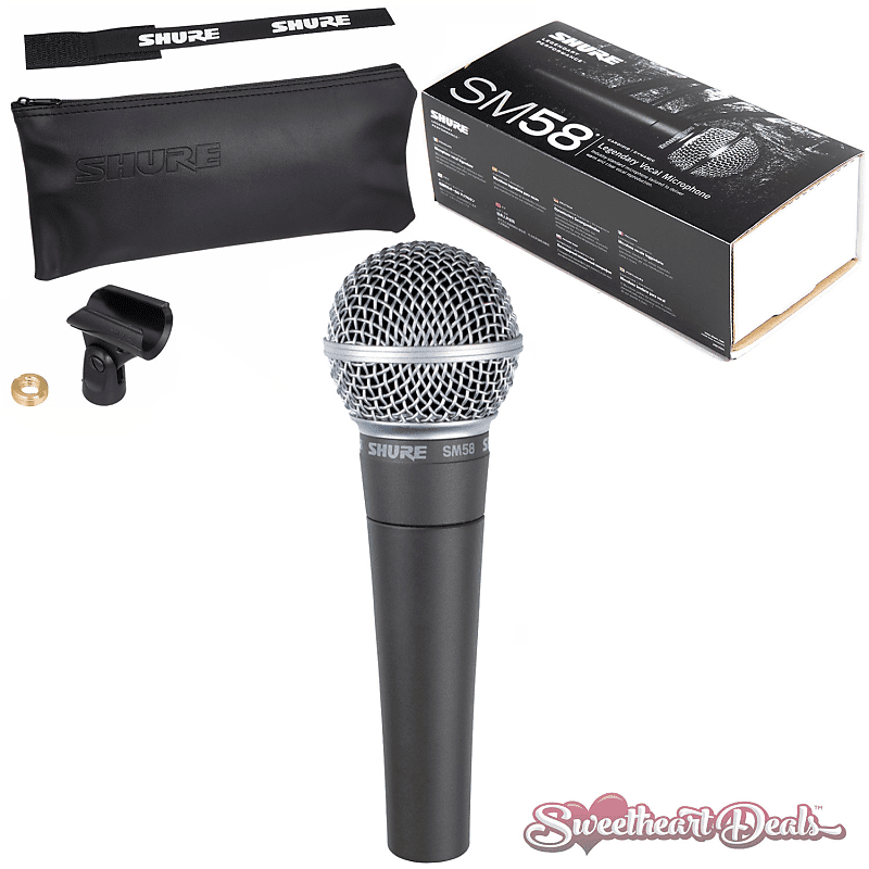 Динамический вокальный микрофон Shure SM58 Handheld Cardioid Dynamic Microphone