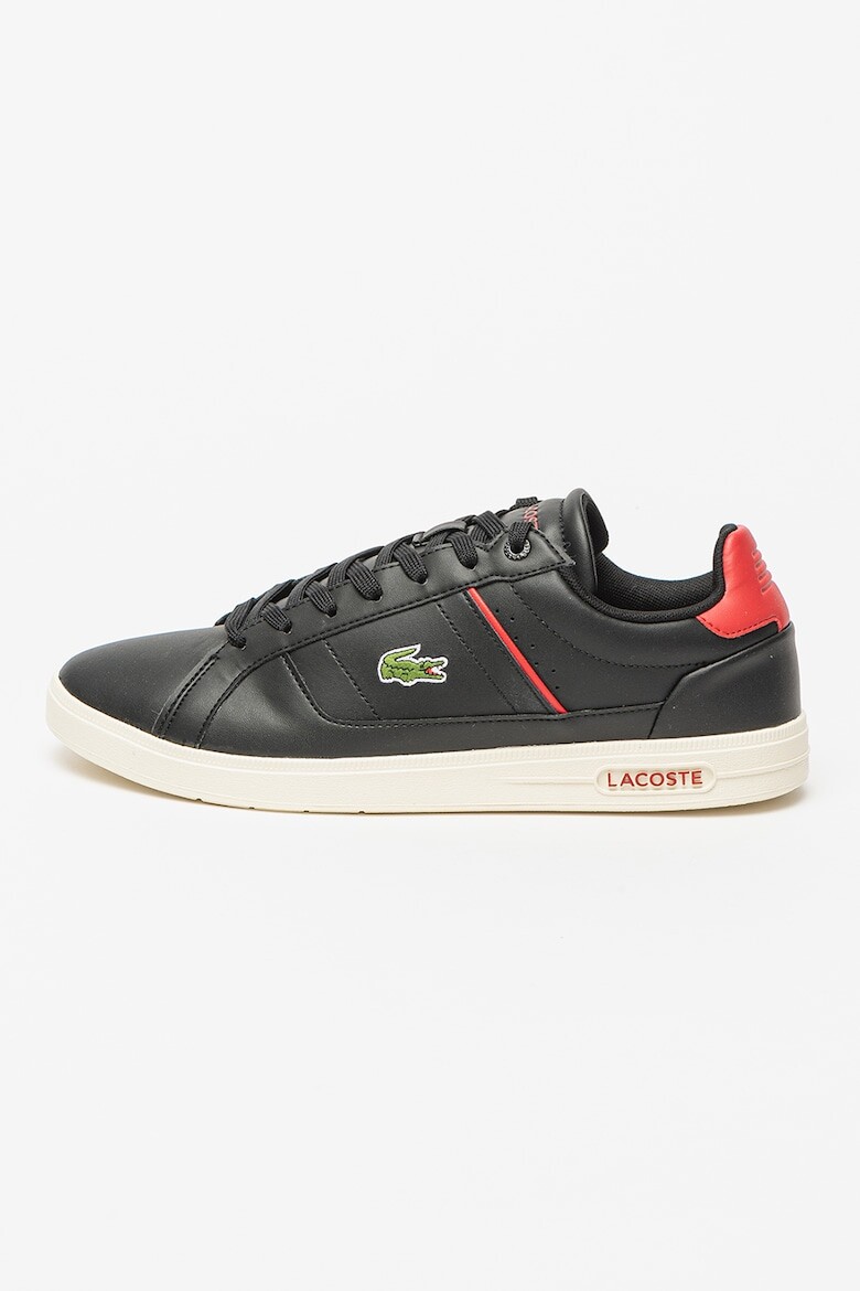 

Кожаные спортивные туфли Europa с контрастами Lacoste, красный