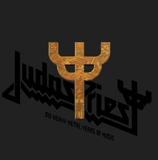 sony music judas priest reflections 50 heavy metal years of music coloured vinyl 2lp Виниловая пластинка Judas Priest - 50 Heavy Metal Years (красный винил)