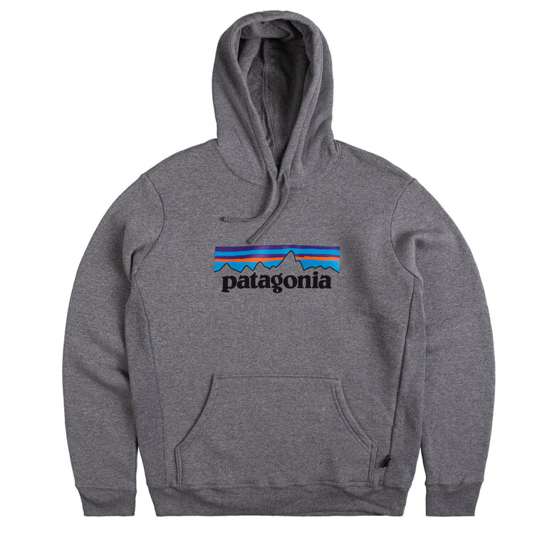 

Толстовка P-6 Logo Uprisal Hoodie Patagonia, цвет gravel heather